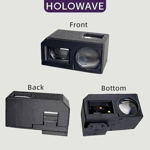 35mm Mini Waist-Level and Eye-Level Integrated Viewfinder | Waist & Eye-Level, 4:3 Aspect Ratio, Bright Optical View, Hot & Cold Shoe, Compact & Portable in Kuwait