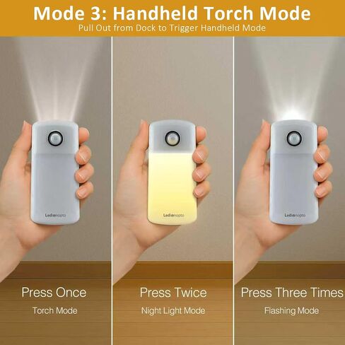 Night Light Plug into Wall with Motion Sensor, Auto On/Off, Portable with 3 Adjustable Modes, Nightlight for Kids, Nursery, Bedroom, Bathroom and Hallway (2 Pack) in Kuwait
