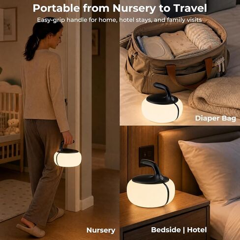 cozoo RGB Rechargeable Touch Baby Nursery Night Light Feeding Diaper Travel in Kuwait