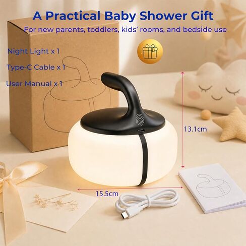 cozoo RGB Rechargeable Touch Baby Nursery Night Light Feeding Diaper Travel in Kuwait