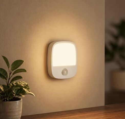 EZVALO Rechargeable Motion Sensor Night Lights, 2 Pack Magnetic Stick-On LED Lights with 3 Color Temperatures, Adjustable & Memory, Cordless Night Light for Closet, Bedroom, Hallway, Stairs, Bathroom in Kuwait
