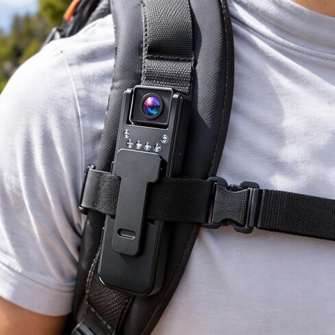 Sports Video Audio Recorder with 120 Degree Wide Angle- 1080P Wearable Personal Portable Cameras - Night Version Camcorder for Security Work Records Traveling, Clip-On Sports Recorder in Kuwait