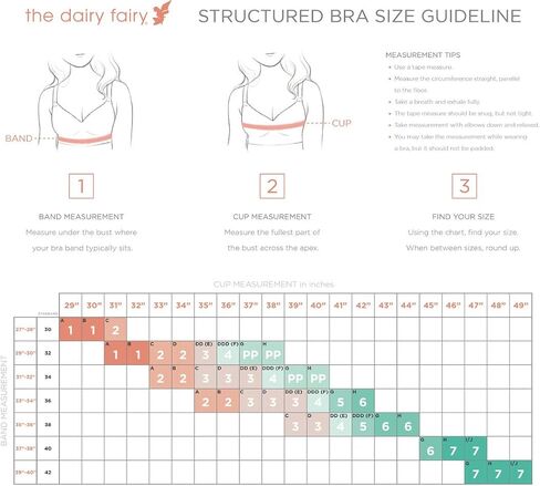 The Dairy Fairy Ayla: Underwire Nursing and Hands-Free Pumping Bra, Small / 2, Cream in Kuwait