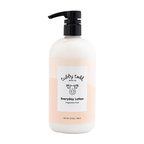 TUBBY TODD Everyday Baby Lotion, Moisturizer for Sensitive Skin | Non-Toxic, Hypoallergenic, Made with Natural Extracts & Plant-Based Ingredients, 25 fl oz, Fragrance Free in Kuwait