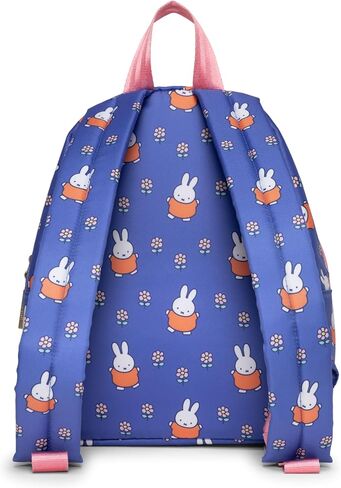 JuJuBe Miffy Flower Fields Mini Backpack Purse for Women, Small Lightweight Backpack with Zipper Pockets, Everyday Travel Bag for Work Shopping in Kuwait
