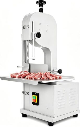 Meat and Bone Band Saw Workbeach, 2500W Commercial Electric Meat Bandsaw, Stainless Steel Countertop Bone Sawing Machine – for Butcher & Deli in Kuwait