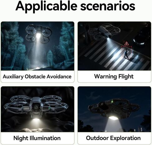 DJI Neo 2 Bundle with Lighted Landing Gear& Propeller Guard& Gimbal Bumper Guard - Lightweight & Foldable 4K Drone With Camera, Palm Takeoff & Landing, Gesture Control, ActiveTrack (Controller-Free) in Kuwait