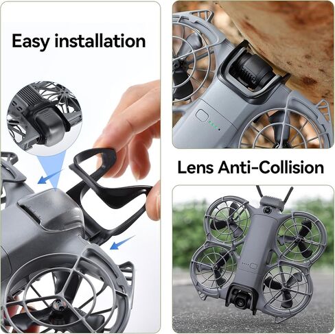 DJI Neo 2 Bundle with Lighted Landing Gear& Propeller Guard& Gimbal Bumper Guard - Lightweight & Foldable 4K Drone With Camera, Palm Takeoff & Landing, Gesture Control, ActiveTrack (Controller-Free) in Kuwait