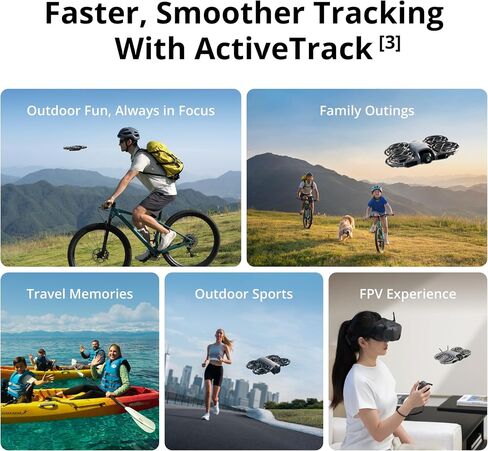 DJI Neo 2 Bundle with Lighted Landing Gear& Propeller Guard& Gimbal Bumper Guard - Lightweight & Foldable 4K Drone With Camera, Palm Takeoff & Landing, Gesture Control, ActiveTrack (Controller-Free) in Kuwait