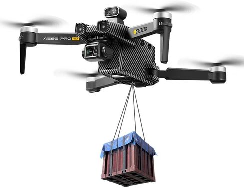 AE86ProMax+Drones with Camera for Adults 4K Video,Touch Screen Tablet Remote and 3-Axis Mechanical Gimbal, 5G Digital Transmission, 360° Laser Obstacle Avoidance, GPS Auto Return,Three 8000mAh 45 Mins Long Endurance, 500g Payload, Smart Follow Waypoint Fl in Kuwait