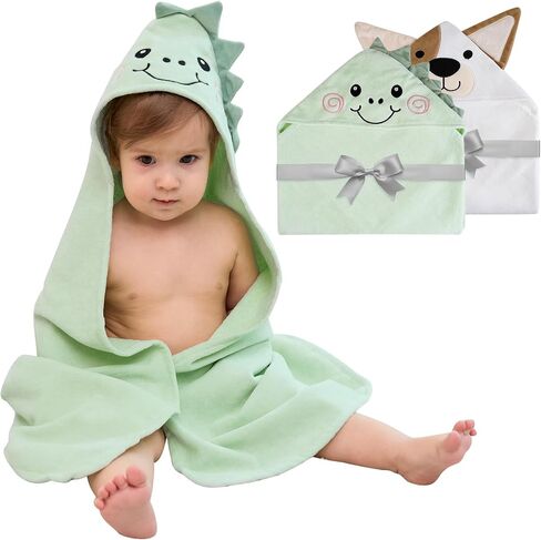 Mooreeke Baby Towel with Hood for Girls Purple Unicorn Bath Towel for Babies Ultra Soft Absorbent 3 PCS Baby Towels and 3 PCS Washcloths for Newborn Essentials in Saudi Arabia