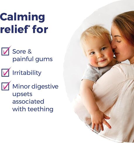 Boiron Camilia Teething Drops for Daytime and Nighttime Relief of Painful or Swollen Gums and Irritability in Babies - 60 Count (Pack of 2) in Kuwait
