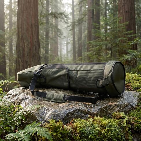 Luxshiny Telescope Carrying Bag with Shock-absorbent Padding and Adjustable Shoulder Strap, Multi-compartment Telescope Pouch for Monocular Storage in Kuwait