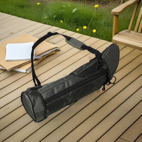 Luxshiny Telescope Carrying Bag with Shock-absorbent Padding and Adjustable Shoulder Strap, Multi-compartment Telescope Pouch for Monocular Storage in Kuwait