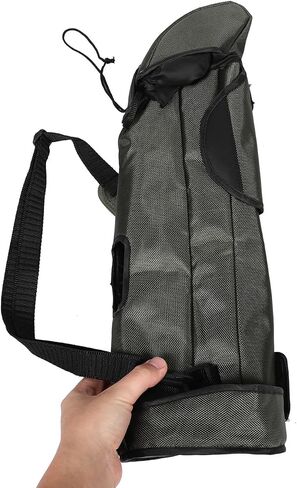 Luxshiny Telescope Carrying Bag with Shock-absorbent Padding and Adjustable Shoulder Strap, Multi-compartment Telescope Pouch for Monocular Storage in Kuwait
