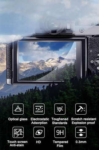 A7V Screen Protector for Sony A7 V A7M5 / A7R V A7R5 Camera 3-Pack | 9H Tempered Glass Protector Anti-Scrach Anti-Bubble Ultra-Clear in Kuwait