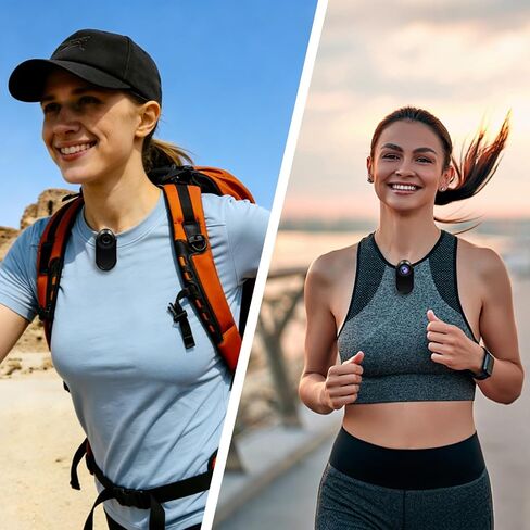 Xilecam Mini Body Cam Wearable Body Worn Mini Action Camera, Thumb Size Helmet Camera Comes with Various Portable Stands Suitable for Recording Work and Life, As a Creative Gift for Him or Her(Black) in Kuwait