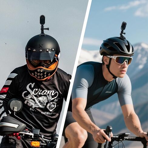 Xilecam Mini Body Cam Wearable Body Worn Mini Action Camera, Thumb Size Helmet Camera Comes with Various Portable Stands Suitable for Recording Work and Life, As a Creative Gift for Him or Her(Black) in Kuwait
