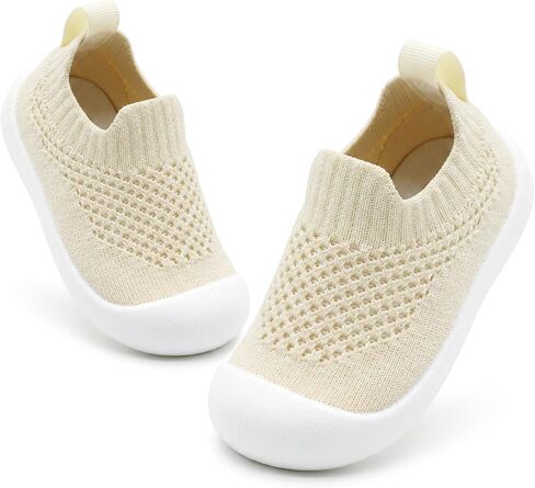 Toddler First Walking Shoes for 9-24 Months Baby Boys Girls | Toddler Summer Sneaker, Soft and Lightweight, Slip on Shoes, Breathable Mesh, Non- Slip Soles, Baby Tennis Shoes in Kuwait