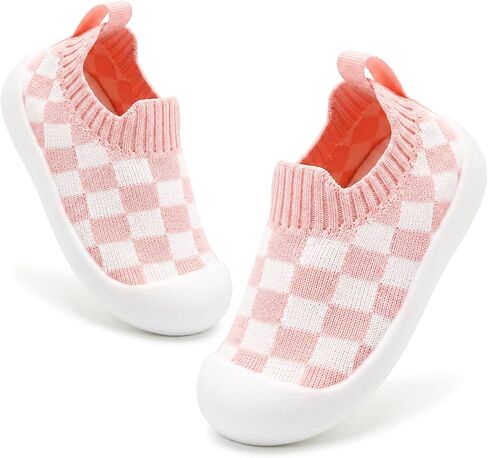 Toddler First Walking Shoes for 9-24 Months Baby Boys Girls | Toddler Summer Sneaker, Soft and Lightweight, Slip on Shoes, Breathable Mesh, Non- Slip Soles, Baby Tennis Shoes in Kuwait