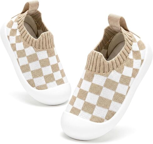 Toddler First Walking Shoes for 9-24 Months Baby Boys Girls | Toddler Summer Sneaker, Soft and Lightweight, Slip on Shoes, Breathable Mesh, Non- Slip Soles, Baby Tennis Shoes in Kuwait