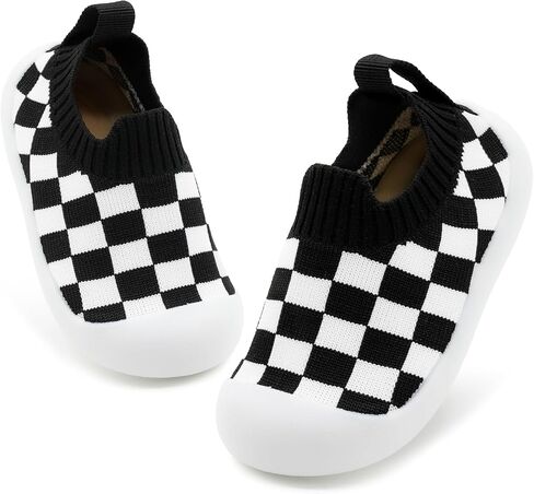 Toddler First Walking Shoes for 9-24 Months Baby Boys Girls | Toddler Summer Sneaker, Soft and Lightweight, Slip on Shoes, Breathable Mesh, Non- Slip Soles, Baby Tennis Shoes in Kuwait