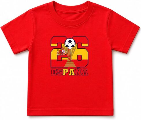 Spain Champion 26 Short Sleeve Unisex Tee Shirt 2275 in Kuwait