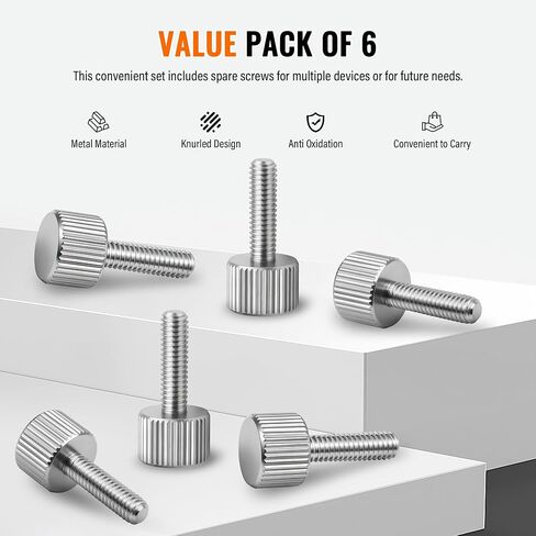 Alstar Telescope Screws - 6 PCS M4 x 14mm Threaded Accessories Screws | Metal Threaded Bolts for Barlow Lens, Adapter & Astronomical Accessories, 6-Pack Durable Aluminum Coated Fasteners in Kuwait