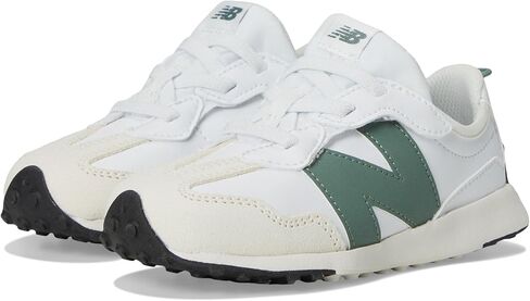 New Balance Unisex 327 New-B (Infant/Toddler) White/Dark Juniper 4 Wide in Kuwait