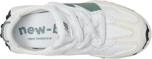 New Balance Unisex 327 New-B (Infant/Toddler) White/Dark Juniper 4 Wide in Kuwait