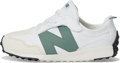 New Balance Unisex 327 New-B (Infant/Toddler) White/Dark Juniper 4 Wide in Kuwait