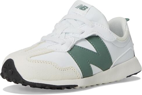 New Balance Unisex 327 New-B (Infant/Toddler) White/Dark Juniper 4 Wide in Kuwait