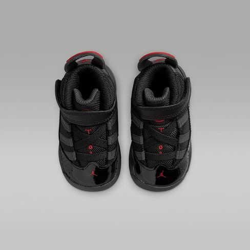 Jordan 6 Rings Baby/Toddler Shoes (323420-026, Black/Anthracite/Fire Red) Size 4 in Kuwait