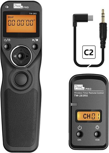 Wireless Remote Shutter Release Cable Wired Timer Remote Control TW-283DC0 Compatible for Nikon D850 D810 D800 D700 D500 D300 D300s D200 D40s D800E D810A D1X D2H D3X D1 D2 D3 D3s D4 D5 D4s F5 F6 F100 in Kuwait