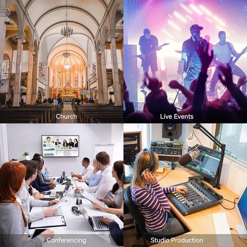 TONGVEO PTZ Camera Joystick Controller with 5'' LCD Screen Preview, 4D Joystick, Built-in NDI License, Support PoE, VISCA, Pelco-D/P for Church Worship, Live Events, Streaming & Broadcast [windows] in Kuwait