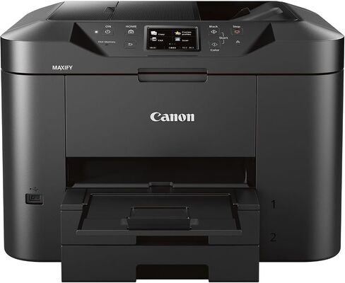 Canon MAXIFY MB2720 Home Office All-in-One Printer for Home Office, Small Business, Reports, Labels and Efficient Wireless Printing (0958C002) + Printer Cable + Cleaning Kit + More (8pc Bundle) in Kuwait