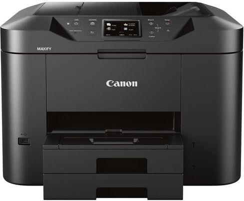 Canon MAXIFY MB2720 Home Office All-in-One Printer for Home Office, Small Business, Reports, Labels and Efficient Wireless Printing (0958C002) + Printer Cable + Cleaning Kit + More (8pc Bundle) in Kuwait