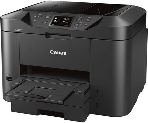 Canon MAXIFY MB2720 Home Office All-in-One Printer for Home Office, Small Business, Reports, Labels and Efficient Wireless Printing (0958C002) + Printer Cable + Cleaning Kit + More (8pc Bundle) in Kuwait