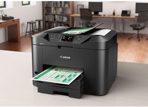 Canon MAXIFY MB2720 Home Office All-in-One Printer for Home Office, Small Business, Reports, Labels and Efficient Wireless Printing (0958C002) + Printer Cable + Cleaning Kit + More (8pc Bundle) in Kuwait