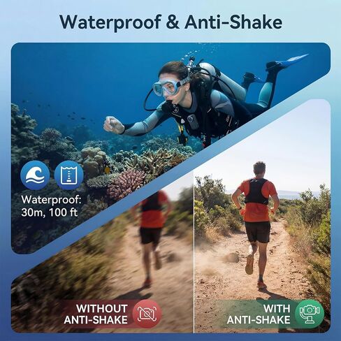 Pro 4K Mini Body Camera with 1.47" Screen, WiFi Pocket Cameras with 16 Accessories,Wearable Thumb Action Camera Magnetic Mount One-Click Hands-Free Camera for TikTok/YouTube/Vlog/Motorcycle in Kuwait