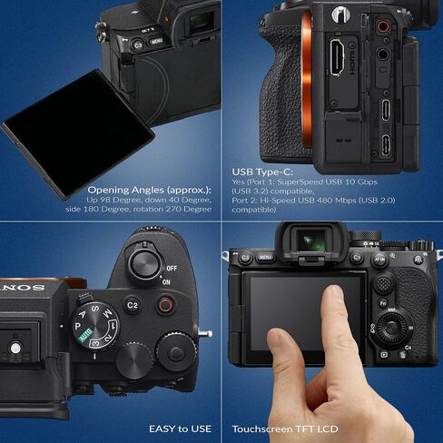 Sony Alpha a7 V Mirrorless Camera, 33MP Partially-Stacked Exmor RS Sensor, BIONZ XR2 Processor, AI Autofocus, 4K 60p 10-Bit Video, Bundle with 64GB SD, Backpack, Extra Battery, Sony 1-Year Warranty in Kuwait