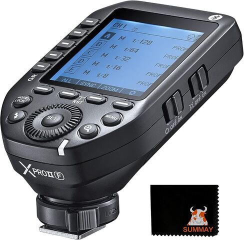 Godox XProII-F TTL Wireless Flash Trigger 1/8000s HSS, TCM Instantaneous Switching, APP Control, 16 Groups 32 Channels, Large LCD Display, Stable Signal, Responsive, Suitable for Fujifilm Cameras in Kuwait