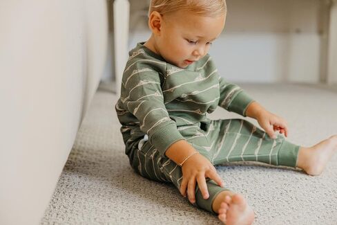 Copper Pearl Jogger Pant: Fashionable and Functional Design, Baby Joggers and Toddler Joggers with Pockets, Sized 0-3 Months to 5T, Baby Clothes in Timeless Patterns - Teton, 4T in Saudi Arabia