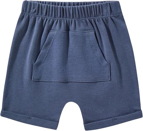 TRND O&X Baby Boy 3-Pack Cotton Rib Shorts, Soft Casual Shorts with Pockets in Saudi Arabia