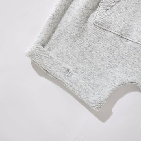 TRND O&X Baby Boy 3-Pack Cotton Rib Shorts, Soft Casual Shorts with Pockets in Saudi Arabia
