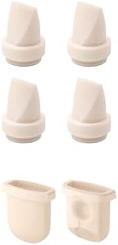 eufy Security Original Duckbill Valves (4-Pack) and Diaphragm (2-Pack) for Wearable Breast Pump E10/E20/S1/S1 Pro, Leak-Proof and Dust-Proof Breast Pump Replacement Parts in Kuwait