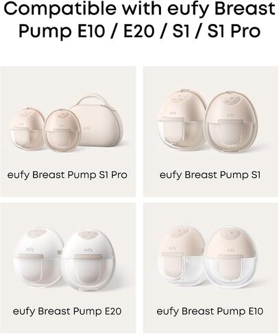 eufy Security Original Duckbill Valves (4-Pack) and Diaphragm (2-Pack) for Wearable Breast Pump E10/E20/S1/S1 Pro, Leak-Proof and Dust-Proof Breast Pump Replacement Parts in Kuwait