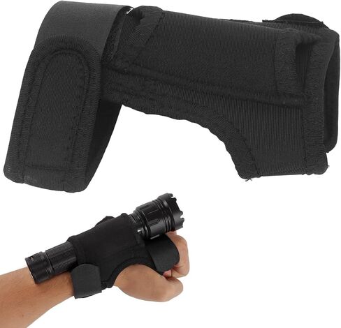 Wrist Flashlight Holster Diving Torch Arm Holder Universal Adjustable Thickened Wrist Strap Scuba Dive Lights Accessories for Diving in Kuwait