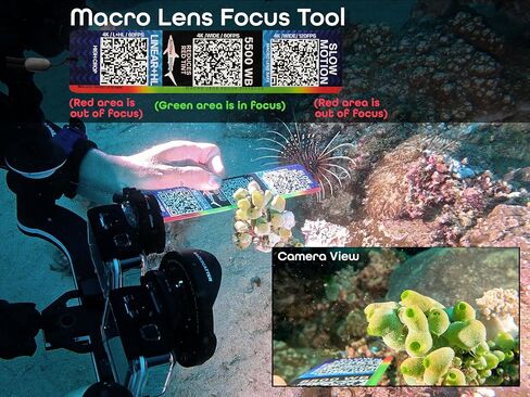 Underwater Video Guide (3-Card Package) with QR Code Camera Settings for use with GoPro HERO9, HERO10, HERO11, HERO12, HERO13, and Mission Cameras. in Kuwait