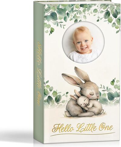 Photo Album for Baby – 4x6 300 Pocket Hardcover Picture Album, Baby Photo Album with Front Window, Acid-Free Pages, Family Memory Book for Wedding, Baby Shower & Home Storage in Kuwait